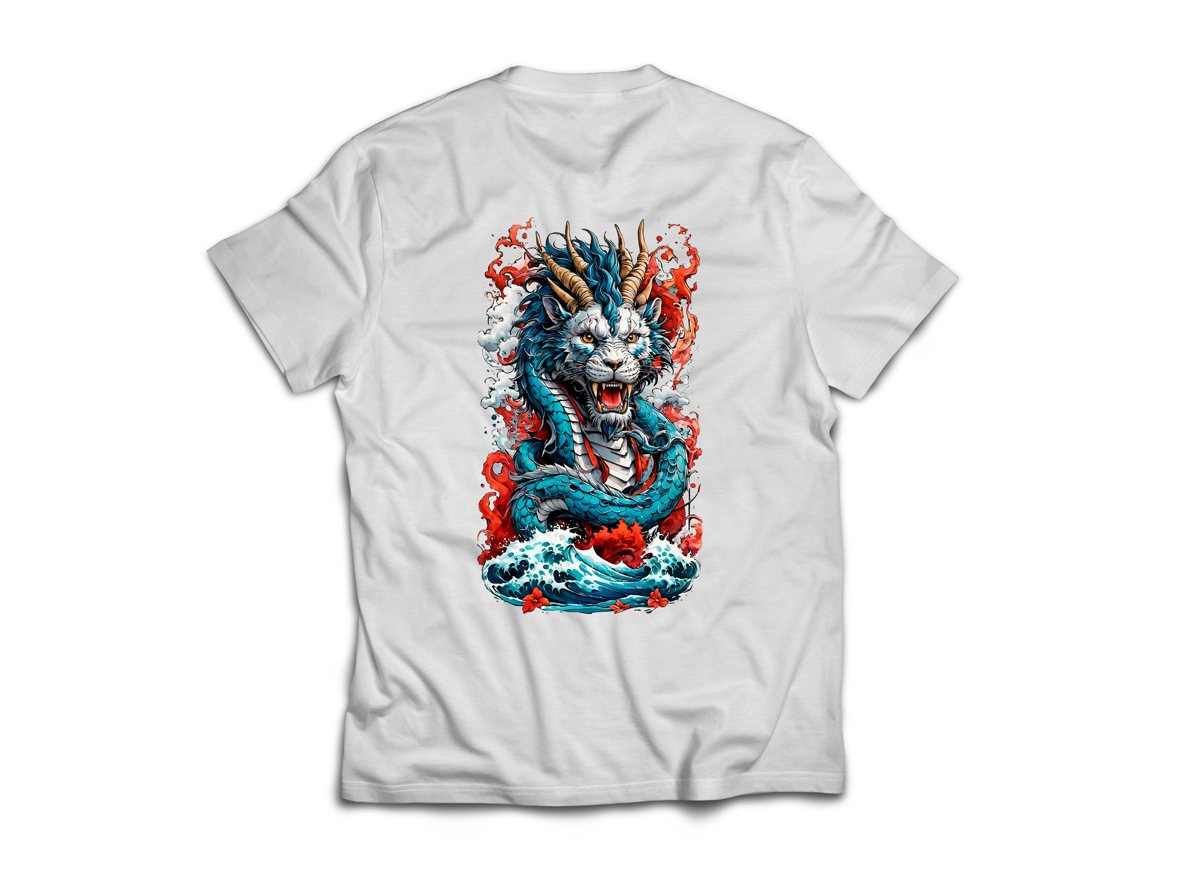 T-Shirt MockUp_Back dragon b